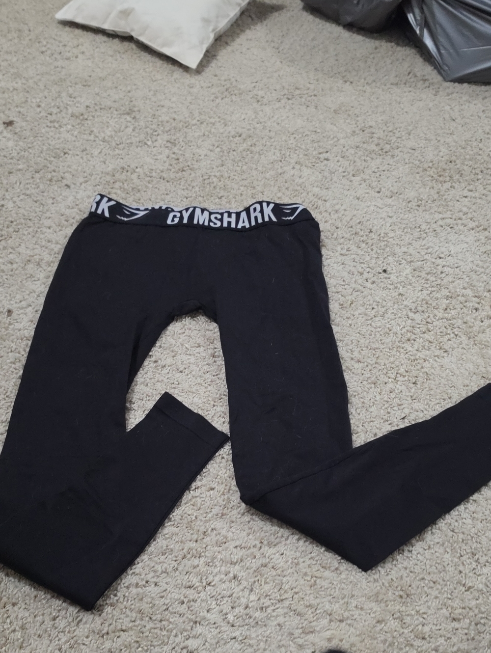 Gymshark Black Logo Waistband Leggings